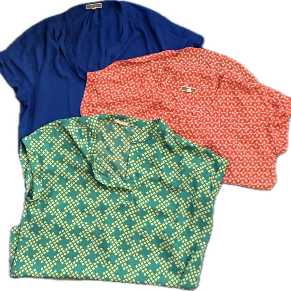 Plione bundle of 3 classic blouses